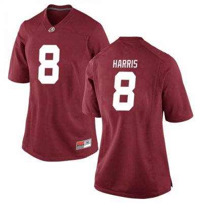 Women's Alabama Crimson Tide #8 Christian Harris Crimson Replica NCAA College Football Jersey 2403VEIV3